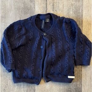 Janie & Jack cable knit cardigan, 3-6 months